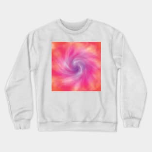 Pink, purple and orange tie dye effect Crewneck Sweatshirt